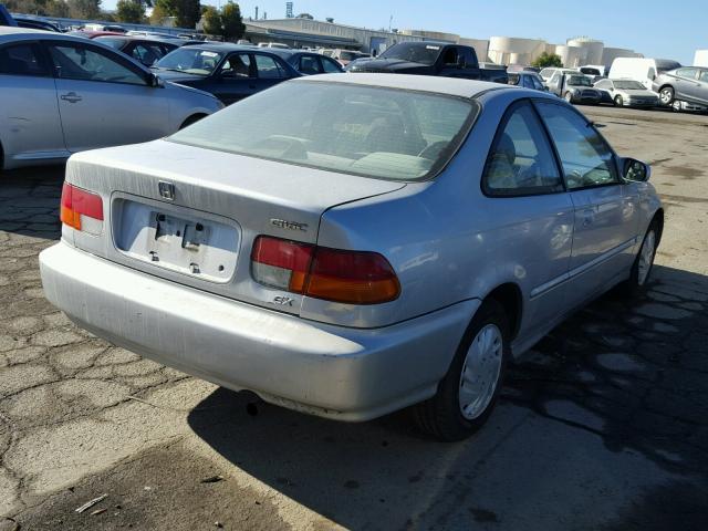 1HGEJ8243WL048523 - 1998 HONDA CIVIC EX SILVER photo 4