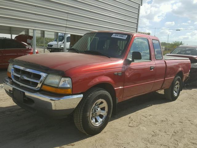 1FTYR14C9YPA66424 - 2000 FORD RANGER SUP WHITE photo 2