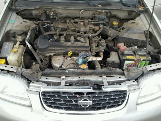 3N1CB51D11L492311 - 2001 NISSAN SENTRA XE SILVER photo 7