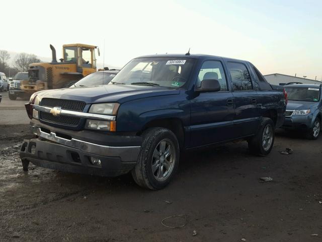 3GNEK12Z05G186473 - 2005 CHEVROLET AVALANCHE BLUE photo 2