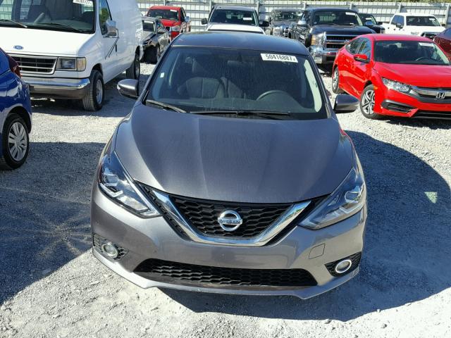 3N1AB7AP3GY266229 - 2016 NISSAN SENTRA S GRAY photo 9