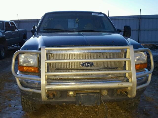 1FTNX21S8YEE17930 - 2000 FORD F250 SUPER BLUE photo 9