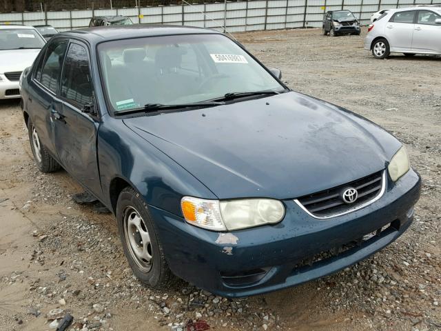 1NXBR12E32Z637680 - 2002 TOYOTA COROLLA CE BLUE photo 1