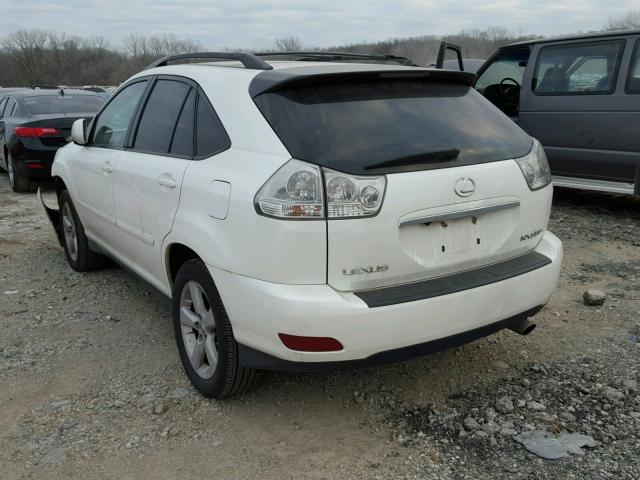 2T2GK31U57C001992 - 2007 LEXUS RX 350 WHITE photo 3