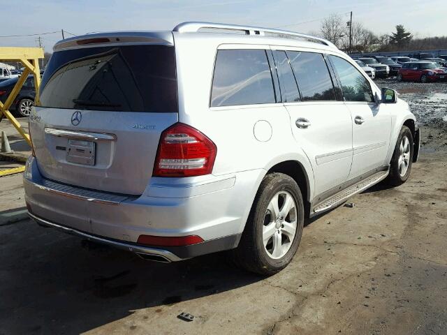 4JGBF7BE3CA784239 - 2012 MERCEDES-BENZ GL 450 4MA SILVER photo 4