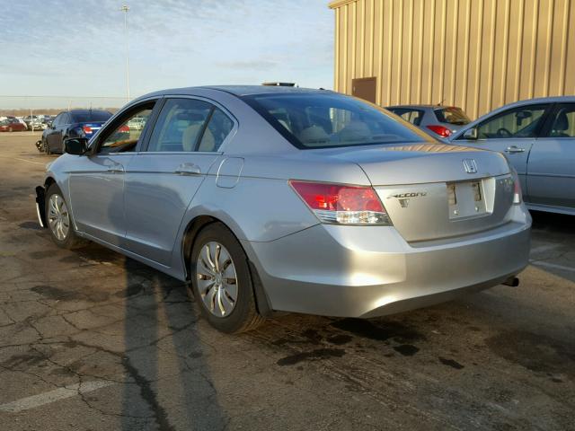 1HGCP2F38AA114217 - 2010 HONDA ACCORD LX SILVER photo 3