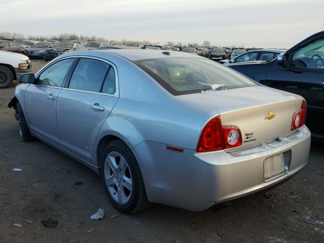 1G1ZB5EB3AF262496 - 2010 CHEVROLET MALIBU LS SILVER photo 3