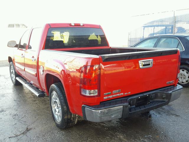 3GTP1VE0XBG313590 - 2011 GMC SIERRA C15 RED photo 3