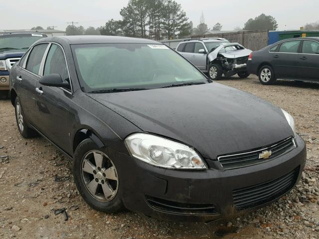 2G1WB58K489127206 - 2008 CHEVROLET IMPALA LS BLACK photo 1