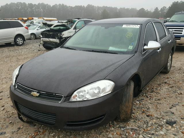 2G1WB58K489127206 - 2008 CHEVROLET IMPALA LS BLACK photo 2