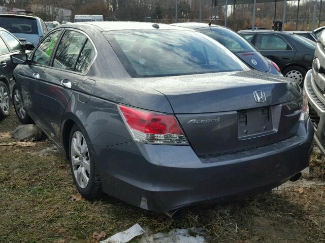 1HGCP36848A062399 - 2008 HONDA ACCORD EXL GRAY photo 3