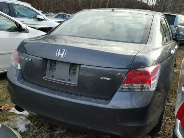 1HGCP36848A062399 - 2008 HONDA ACCORD EXL GRAY photo 4