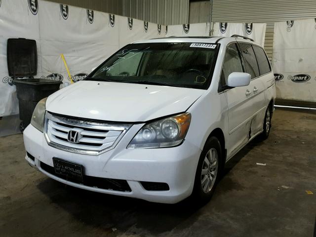 5FNRL38768B046107 - 2008 HONDA ODYSSEY EX WHITE photo 2