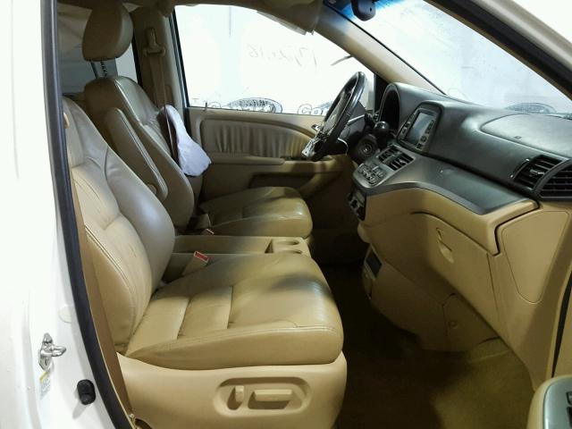 5FNRL38768B046107 - 2008 HONDA ODYSSEY EX WHITE photo 5