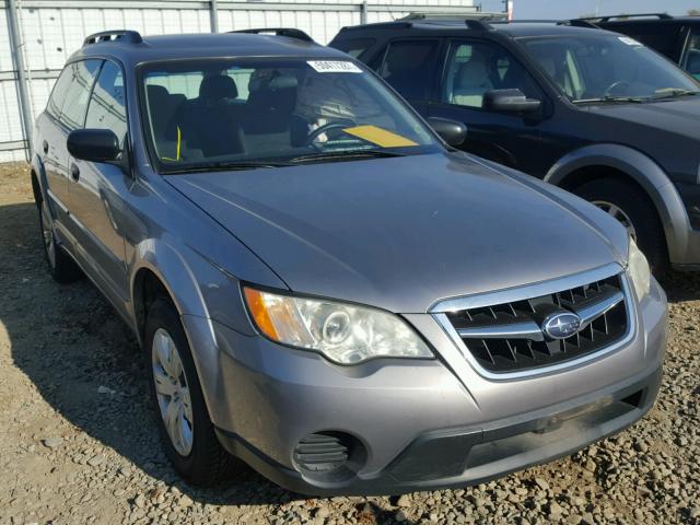 4S4BP60C587339210 - 2008 SUBARU OUTBACK GRAY photo 1