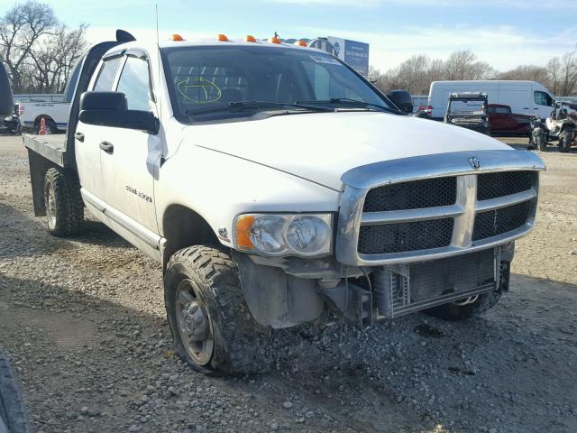 3D7LS38C05G784129 - 2005 DODGE RAM 3500 S WHITE photo 1