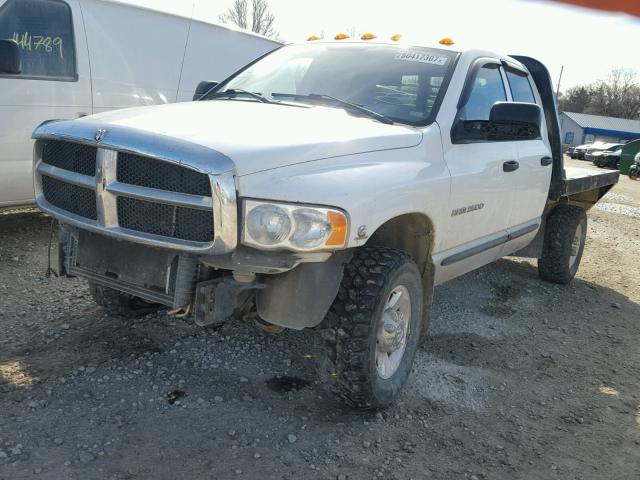 3D7LS38C05G784129 - 2005 DODGE RAM 3500 S WHITE photo 2