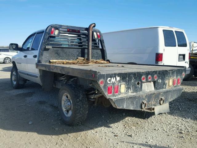 3D7LS38C05G784129 - 2005 DODGE RAM 3500 S WHITE photo 3