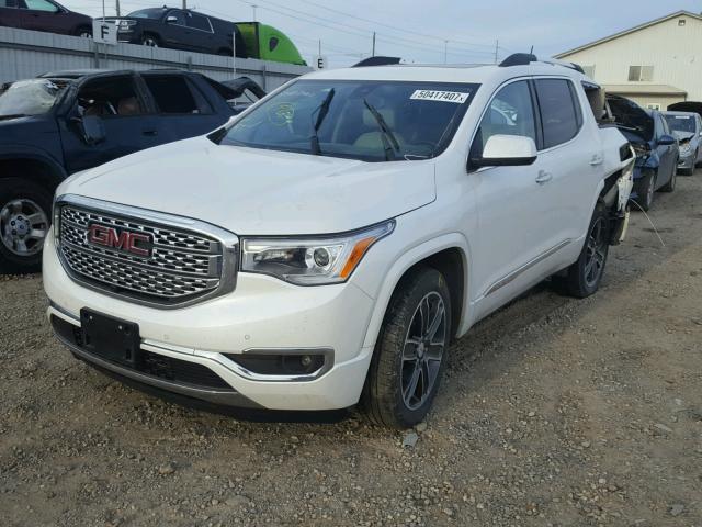 1GKKNXLS1HZ133233 - 2017 GMC ACADIA DEN WHITE photo 2