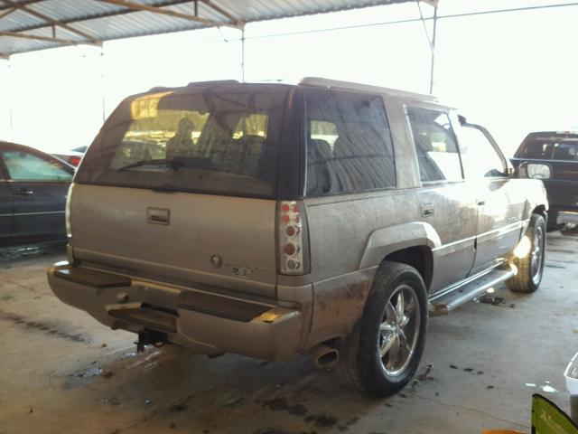 1GYEK63R7YR206737 - 2000 CADILLAC ESCALADE L GOLD photo 4