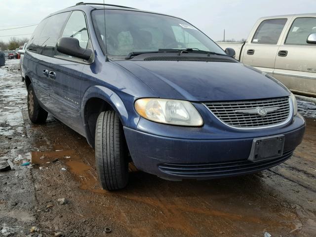 2C4GP44381R352529 - 2001 CHRYSLER TOWN & COU BLUE photo 1