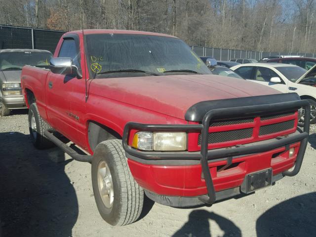 1B7HF16Y5TS696559 - 1996 DODGE RAM 1500 RED photo 1