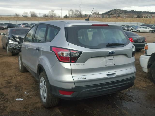 1FMCU0F72HUE36127 - 2017 FORD ESCAPE S SILVER photo 3