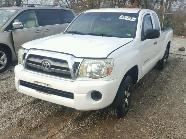 5TETX22N19Z664513 - 2009 TOYOTA TACOMA ACC WHITE photo 2