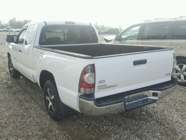 5TETX22N19Z664513 - 2009 TOYOTA TACOMA ACC WHITE photo 3
