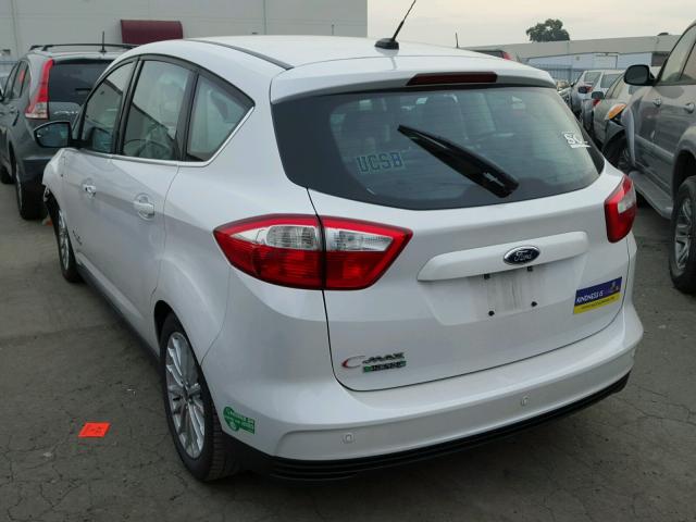 1FADP5CU7DL545289 - 2013 FORD C-MAX PREM WHITE photo 3