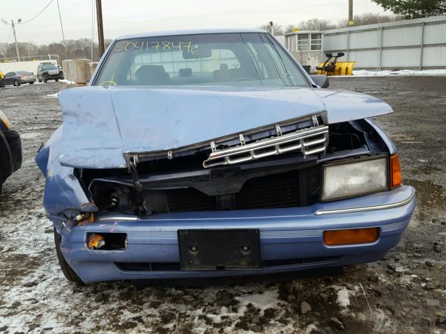 1P3XA46K0PF673079 - 1993 PLYMOUTH ACCLAIM BLUE photo 9