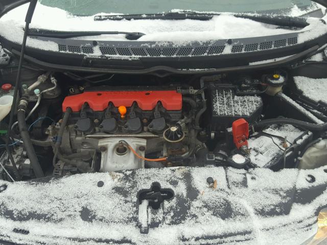 2HGFA16899H517818 - 2009 HONDA CIVIC EX ნაცრისფერი ფოტო 7