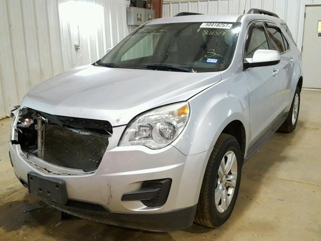 2GNALDEC2B1168839 - 2011 CHEVROLET EQUINOX LT SILVER photo 2