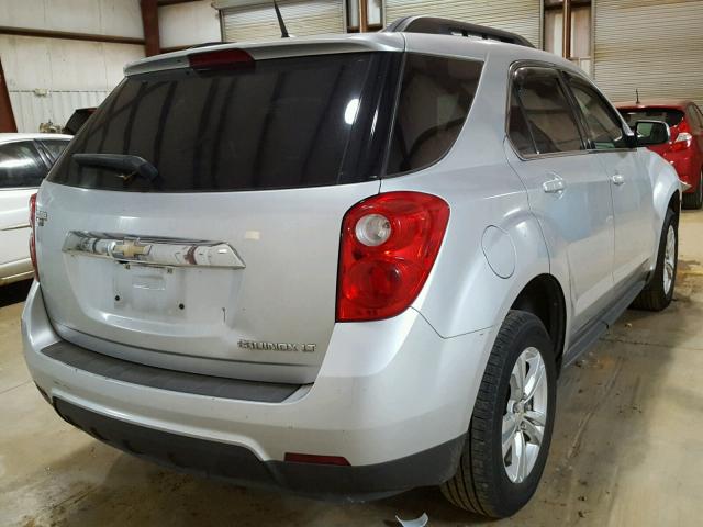 2GNALDEC2B1168839 - 2011 CHEVROLET EQUINOX LT SILVER photo 4