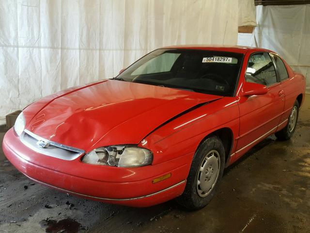 2G1WW12M5W9241817 - 1998 CHEVROLET MONTE CARL RED photo 2