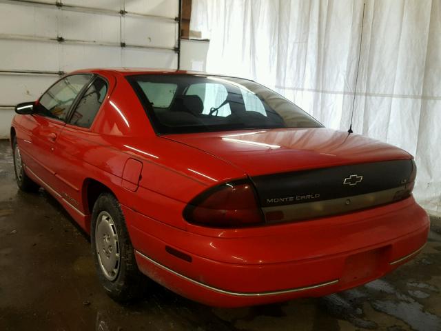 2G1WW12M5W9241817 - 1998 CHEVROLET MONTE CARL RED photo 3