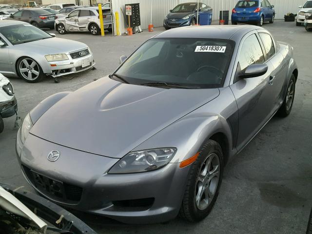 JM1FE17N740123979 - 2004 MAZDA RX8 SILVER photo 2