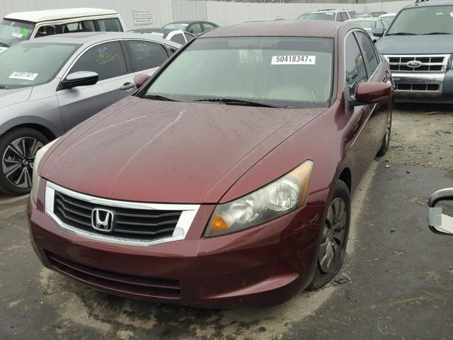 1HGCP2F39AA143676 - 2010 HONDA ACCORD LX RED photo 2