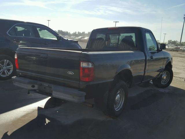 1FTYR10D82TA35291 - 2002 FORD RANGER BLACK photo 4