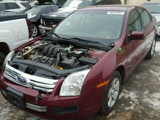 3FAFP07116R122630 - 2006 FORD FUSION SE RED photo 2