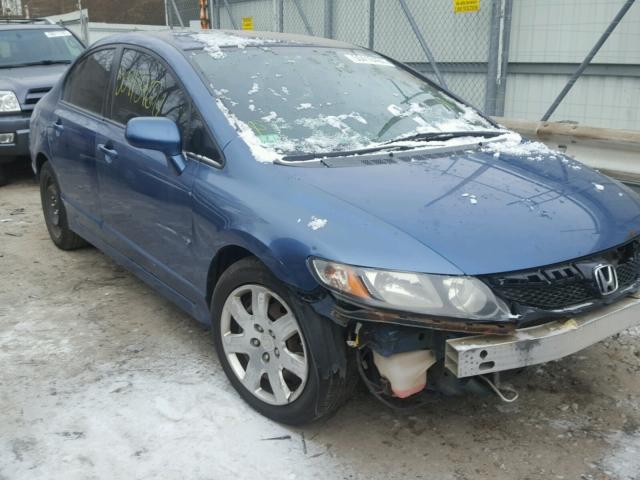 2HGFA16519H352045 - 2009 HONDA CIVIC LX BLUE photo 9