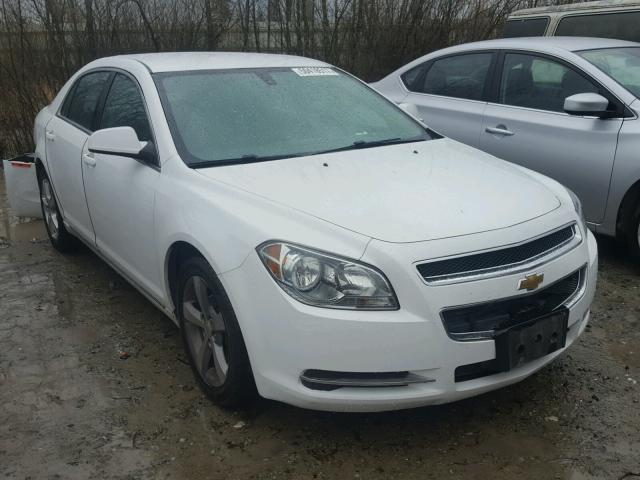 1G1ZC5E15BF362069 - 2011 CHEVROLET MALIBU 1LT WHITE photo 1