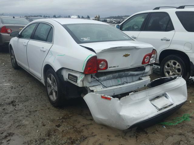 1G1ZC5E15BF362069 - 2011 CHEVROLET MALIBU 1LT WHITE photo 3