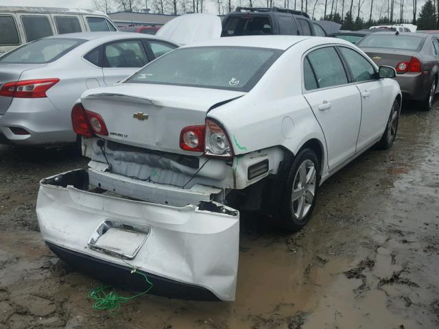 1G1ZC5E15BF362069 - 2011 CHEVROLET MALIBU 1LT WHITE photo 4