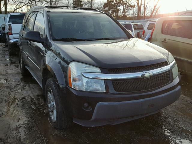 2CNDL73F556159673 - 2005 CHEVROLET EQUINOX LT BLACK photo 1