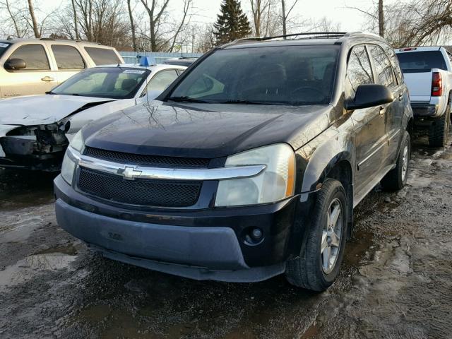 2CNDL73F556159673 - 2005 CHEVROLET EQUINOX LT BLACK photo 2