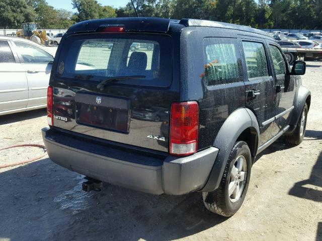 1D8GU28KX8W141625 - 2008 DODGE NITRO SXT BLACK photo 4