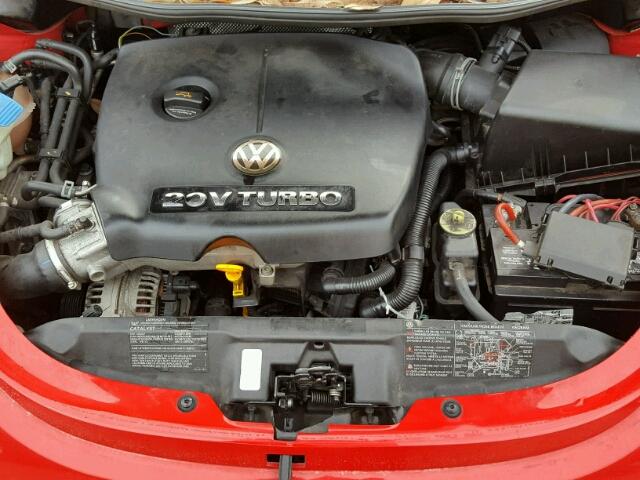 3VWCD31C84M406300 - 2004 VOLKSWAGEN NEW BEETLE 红色 照片 7