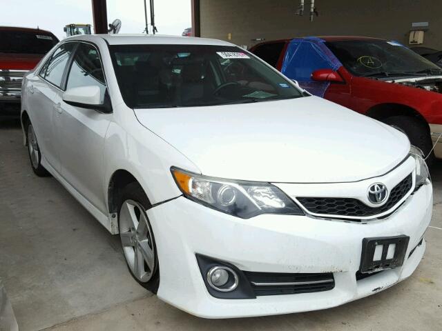 4T1BF1FK7EU377653 - 2014 TOYOTA CAMRY L WHITE photo 1