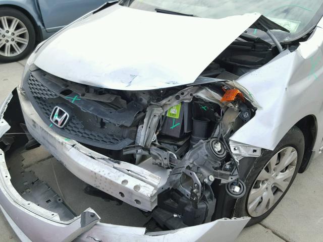 2HGFG3B50CH567598 - 2012 HONDA CIVIC LX SILVER photo 9